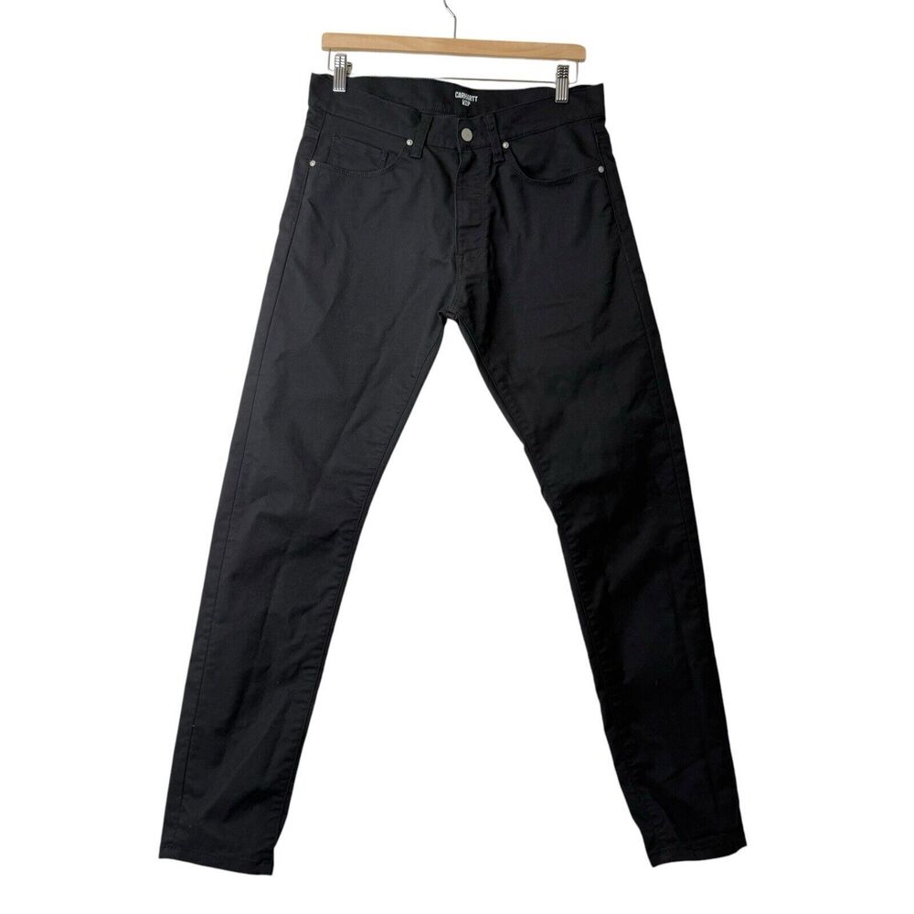 Carhartt WIP Men's Slim Black Jeans